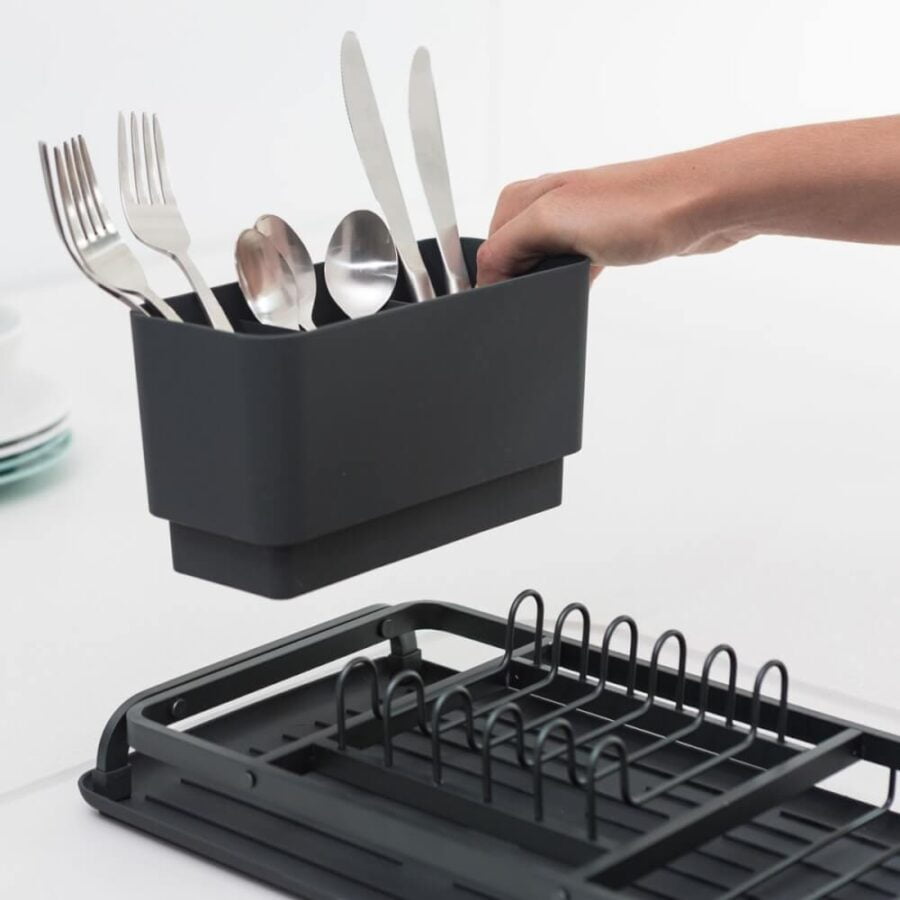 Y 117268 Compact Dish Drying Rack Dark Grey Brabantia 4.jpg