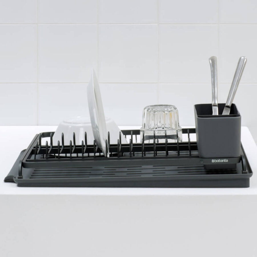 Y 117404 Dish Drying Rack Dark Grey Brabantia 5.jpg