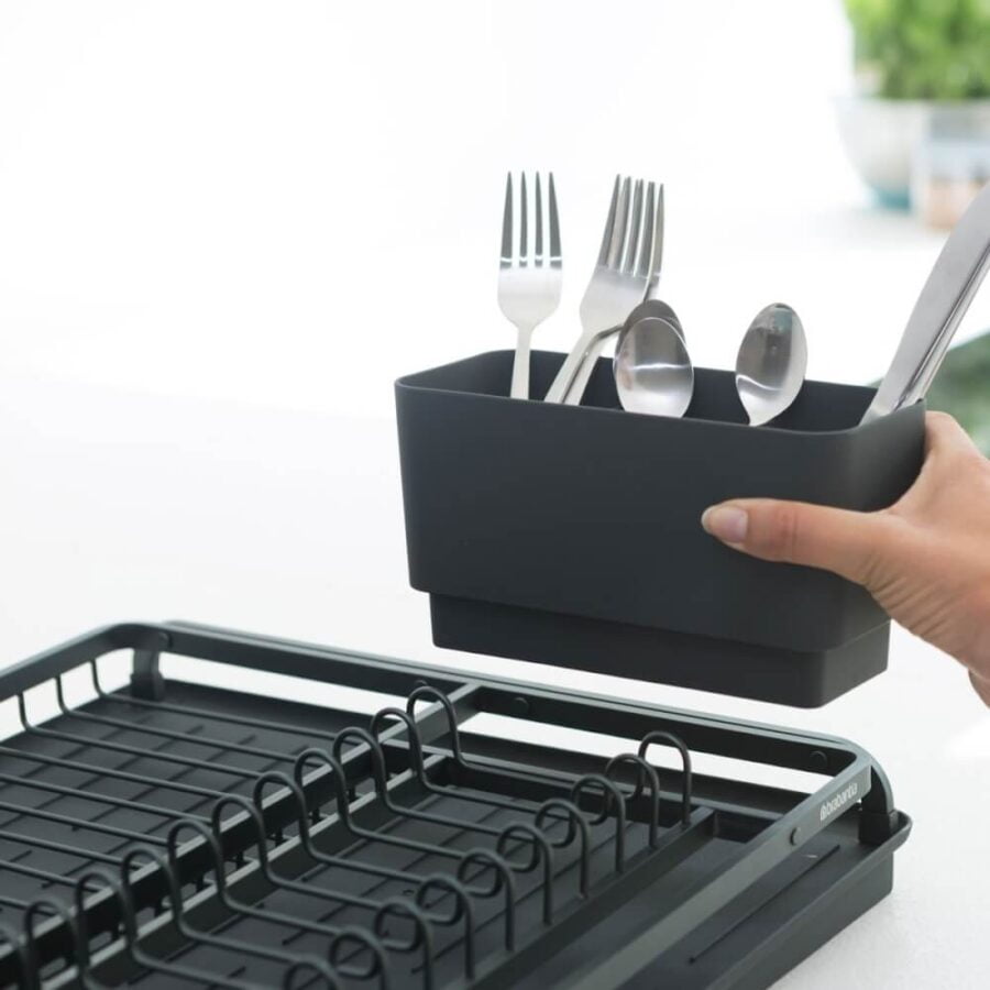 Y 117404 Dish Drying Rack Dark Grey Brabantia 6.jpg